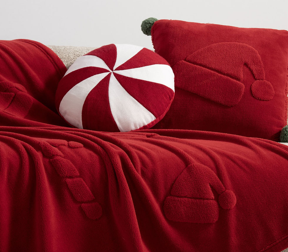 ΧΡΙΣΤΟΥΓΓΕΝΙΑΤΙΚΟ ΔΙΑΚΟΣΜΗΤΙΚΟ ΜΑΞΙΛΑΡΙ CANDY D35 WHITE/RED NEF-NEF