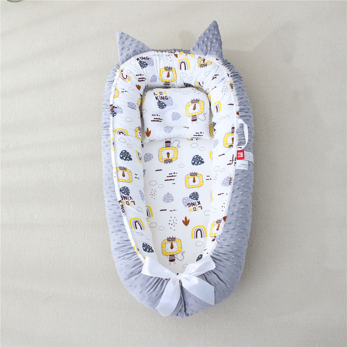 Bρεφική φωλιά με μαξιλάρι Art 5343 53×88 Γαλάζιο BEAUTY HOME