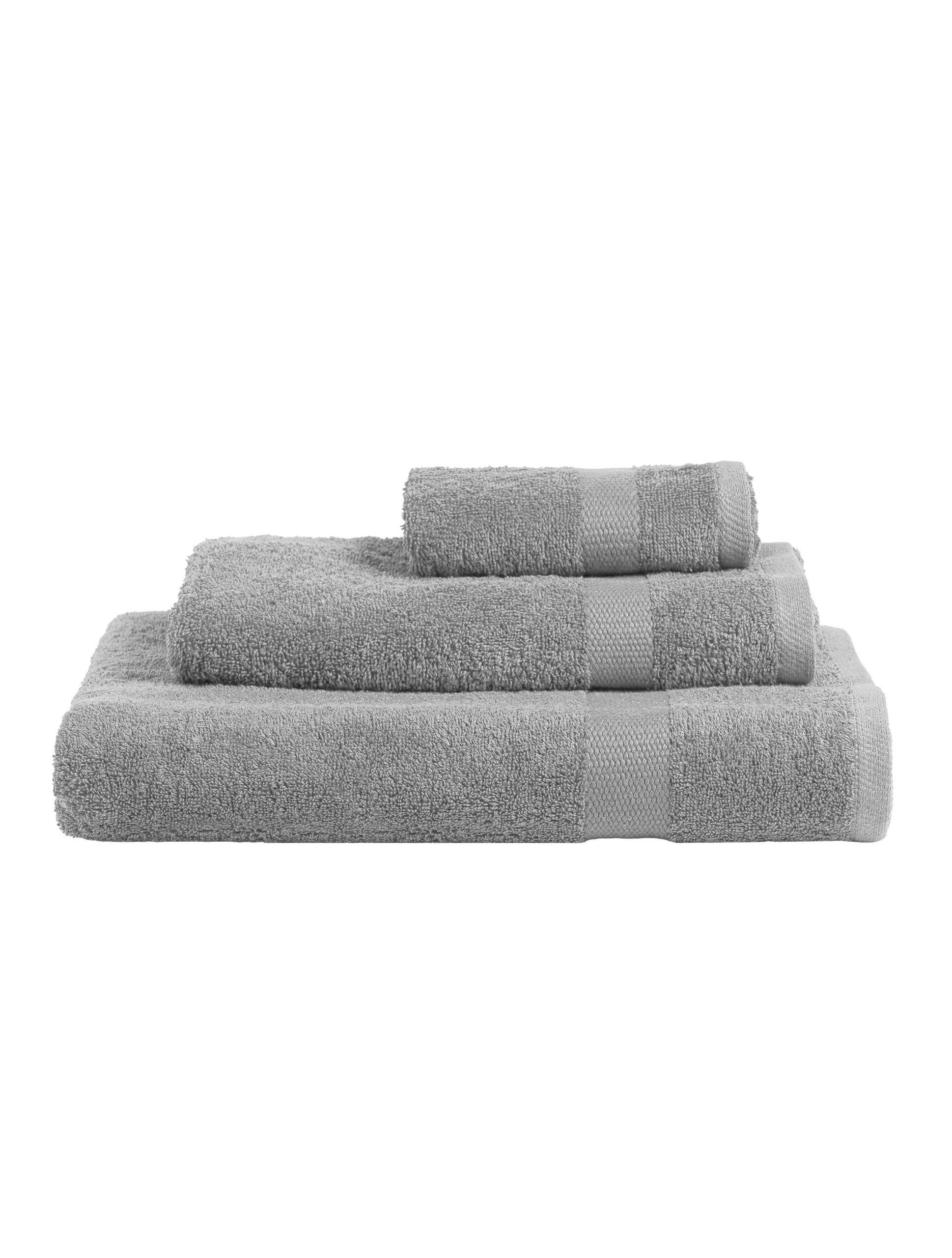 Σετ πετσέτες 3 τεμαχίων (30 x 50 + 50 x 90 + 80 x 150 εκ.) FROVA GREY MADI