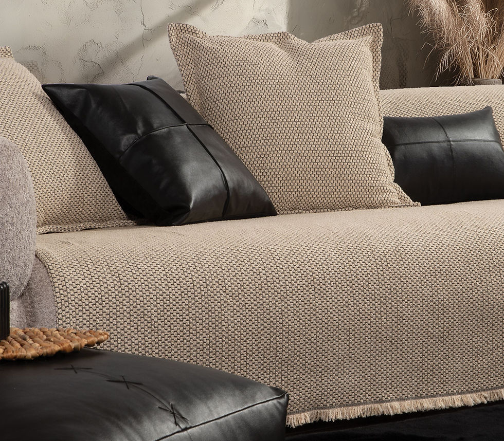 ΡΙΧΤΑΡΙ ΔΙΘΕΣΙΟΥ ΚΑΝΑΠΕ BROOKLYN 25 170X250 ECRU NEF-NEF