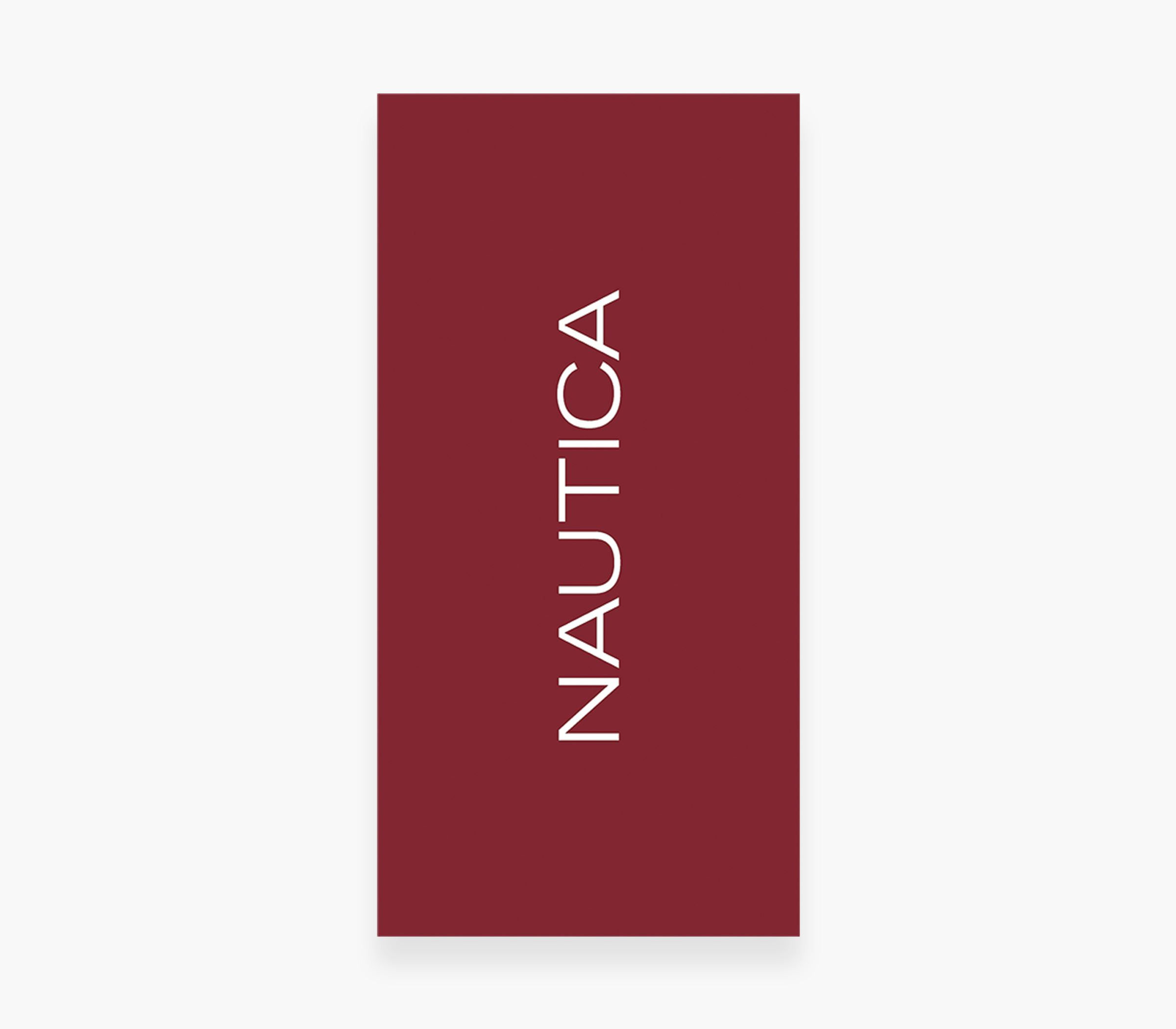 ΠΕΤΣΕΤΑ ΘΑΛΑΣΣΗΣ NAUTICA-NAU LOGO 80X160 RED NEF-NEF