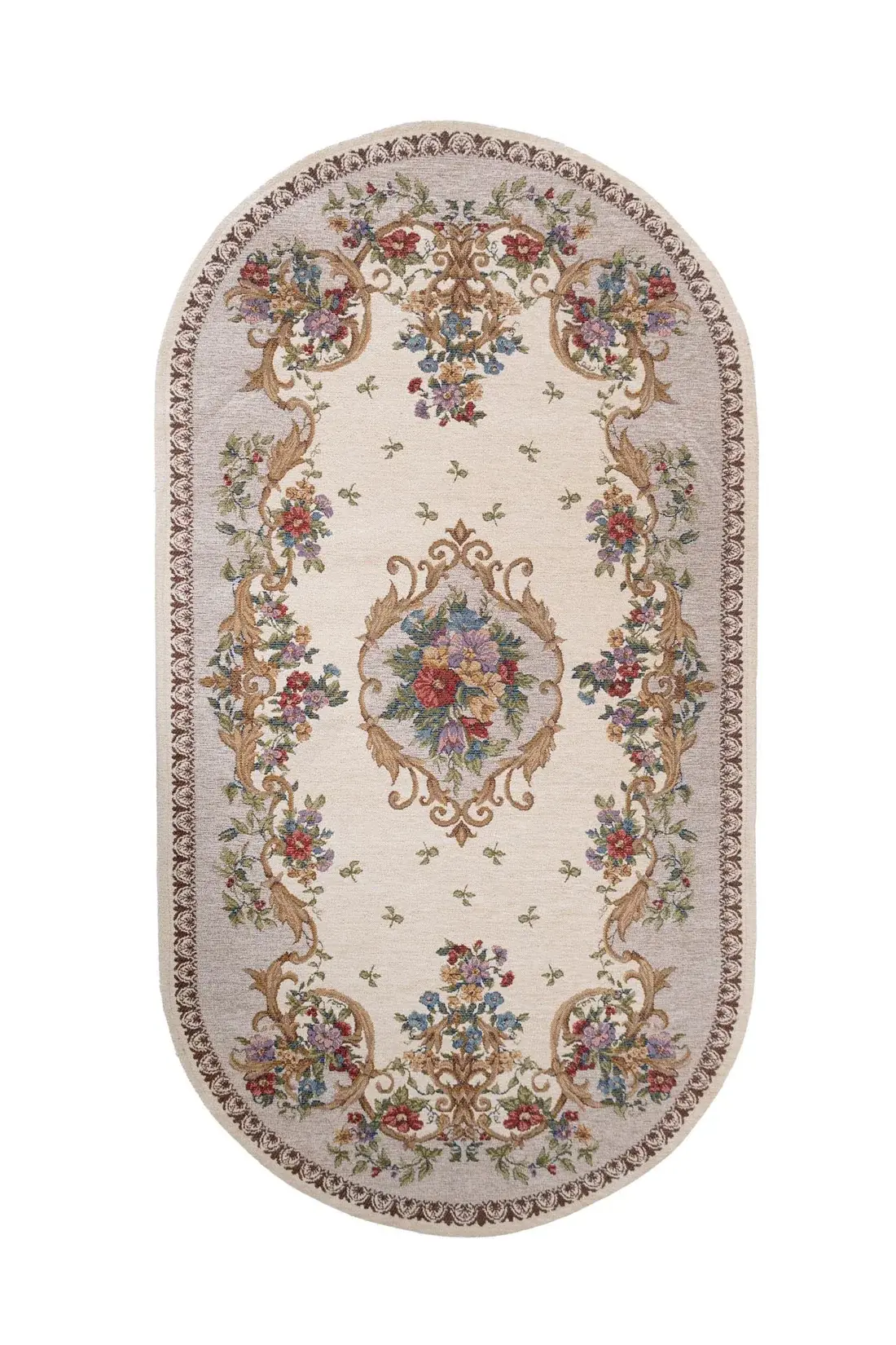 Χαλί Canvas Aubuson 229VS 075x150 cm oval ROYAL CARPET