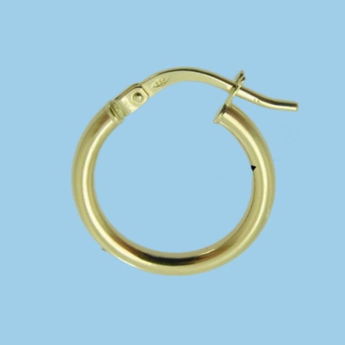 Miniature : Kolczyki Złoto.585  Śr.16mmgr2mm/ 0,90grama