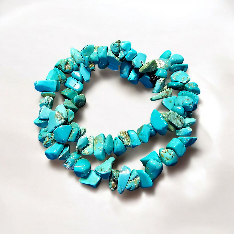 Bransoletka Turkus - podwójna