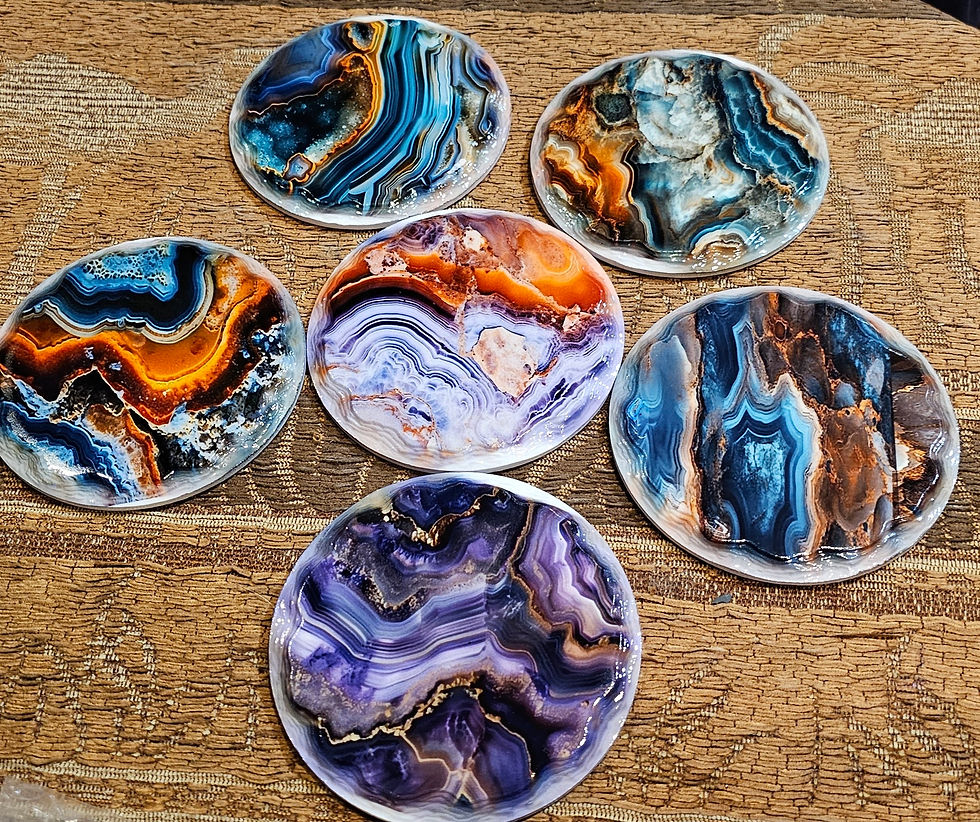 Podkładki kamienne 6szt