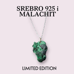 Malachit i Srebro 925