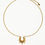 Thumbnail: Harper Non-Tarnish Gold Sun Necklace