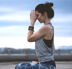 Meditative Yoga-Pose
