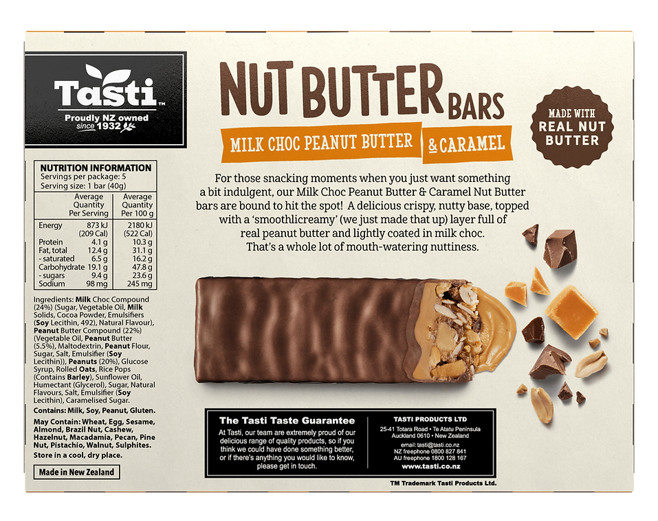 Nut Butter Milk Choc Peanut Butter & Caramel