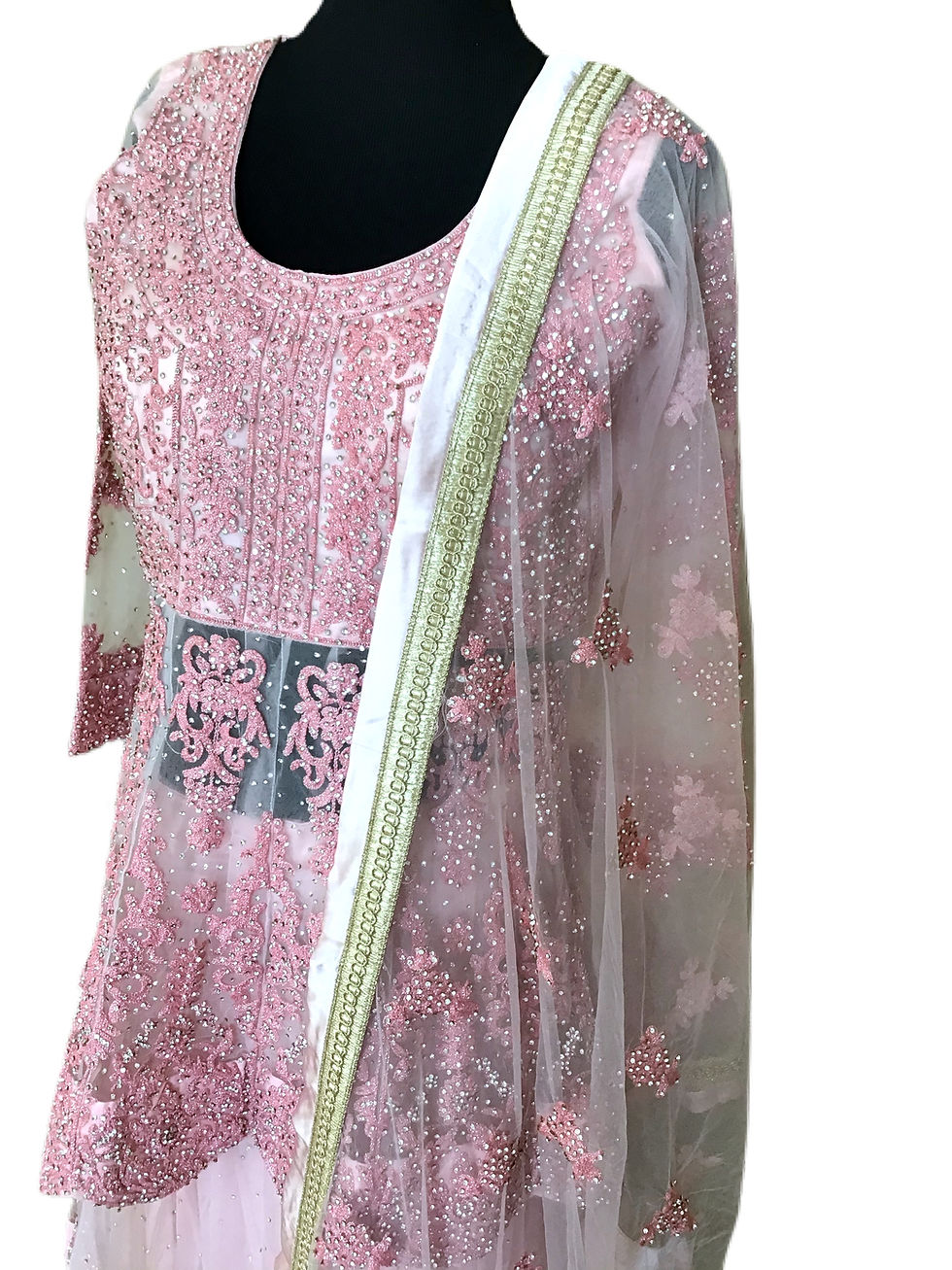 Thumbnail: Glorious Blush Pink Lehanga Choli