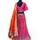 Thumbnail: Gorgeous Pink Banarsi Woven Silk Lehanga Choli