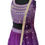 Thumbnail: Amazing Violet Georgette Lehanga Choli