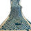 Thumbnail: Gorgeous Teal Blue Dola Silk Embroidered Saree