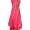 Thumbnail: Pretty Pink Flared Synthetic Silk Kurti
