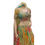 Thumbnail: Stunning Green Printed Chiffon Silk Lehanga Choli