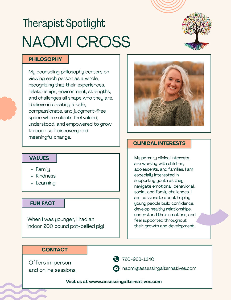 Therapist Spotlight: Naomi Cross