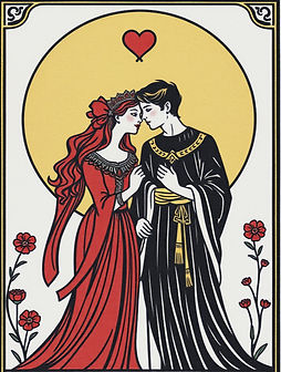 The lovers tarot card vintage _edited_ed