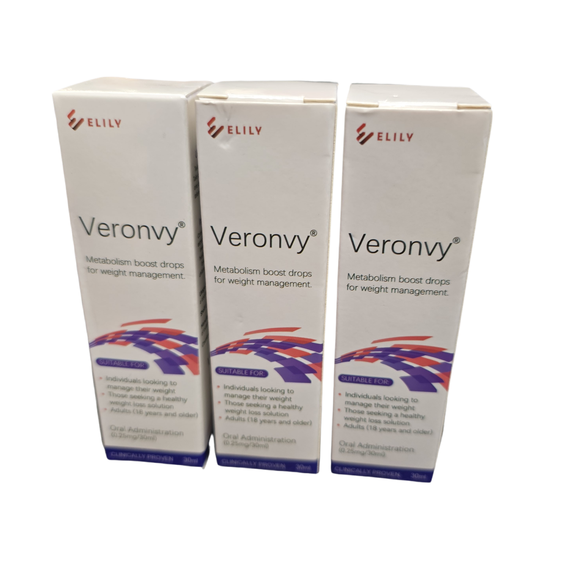 GLP 1 Weight Loss Drops Qty 3 30ml Bottles 