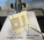 Testing AO cleaning on paper soiled with fire born soot