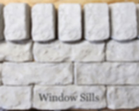 Brick window sills