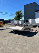 Remorque motoneige double