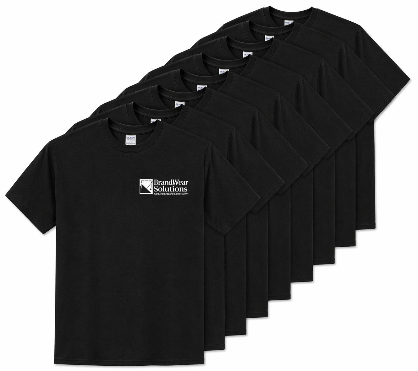 10 Custom Business T-Shirts (Front & Back) 1 Vinyl Color Logo | Unisex