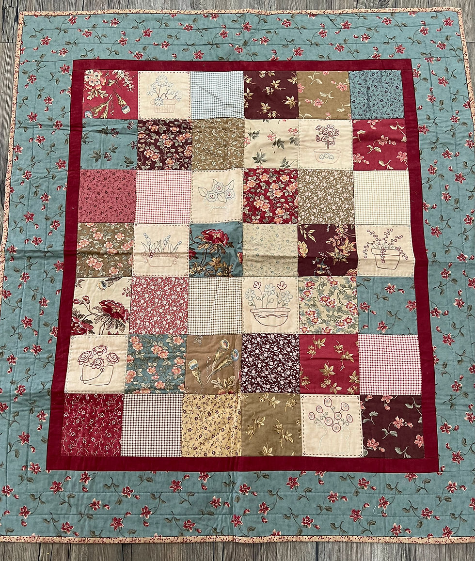 Thumbnail: Cottage Stitchery Quilt