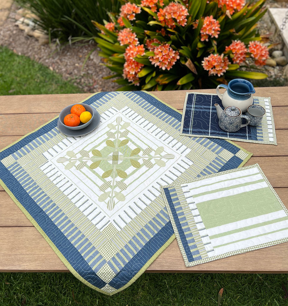 Downloadable Fern Table Centre and Mats
