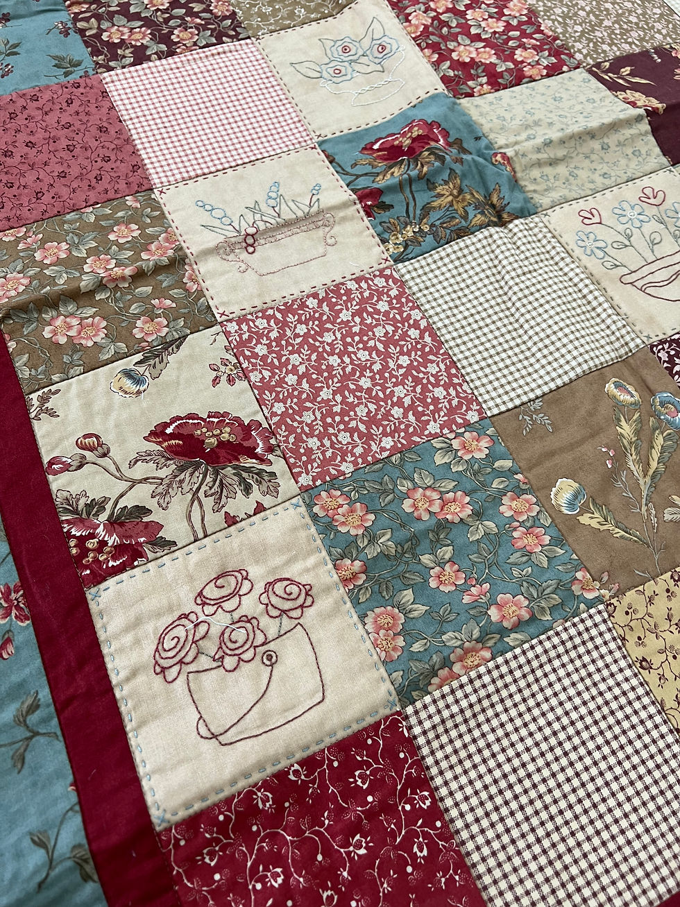 Thumbnail: Cottage Stitchery Quilt