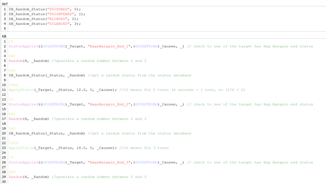 An Extremely Messy Osiris Script That I Wrote To Handle Applying The Random Debuff To Hag's Bargain