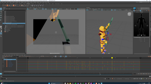 A Custom FPS Animation I Made in Maya