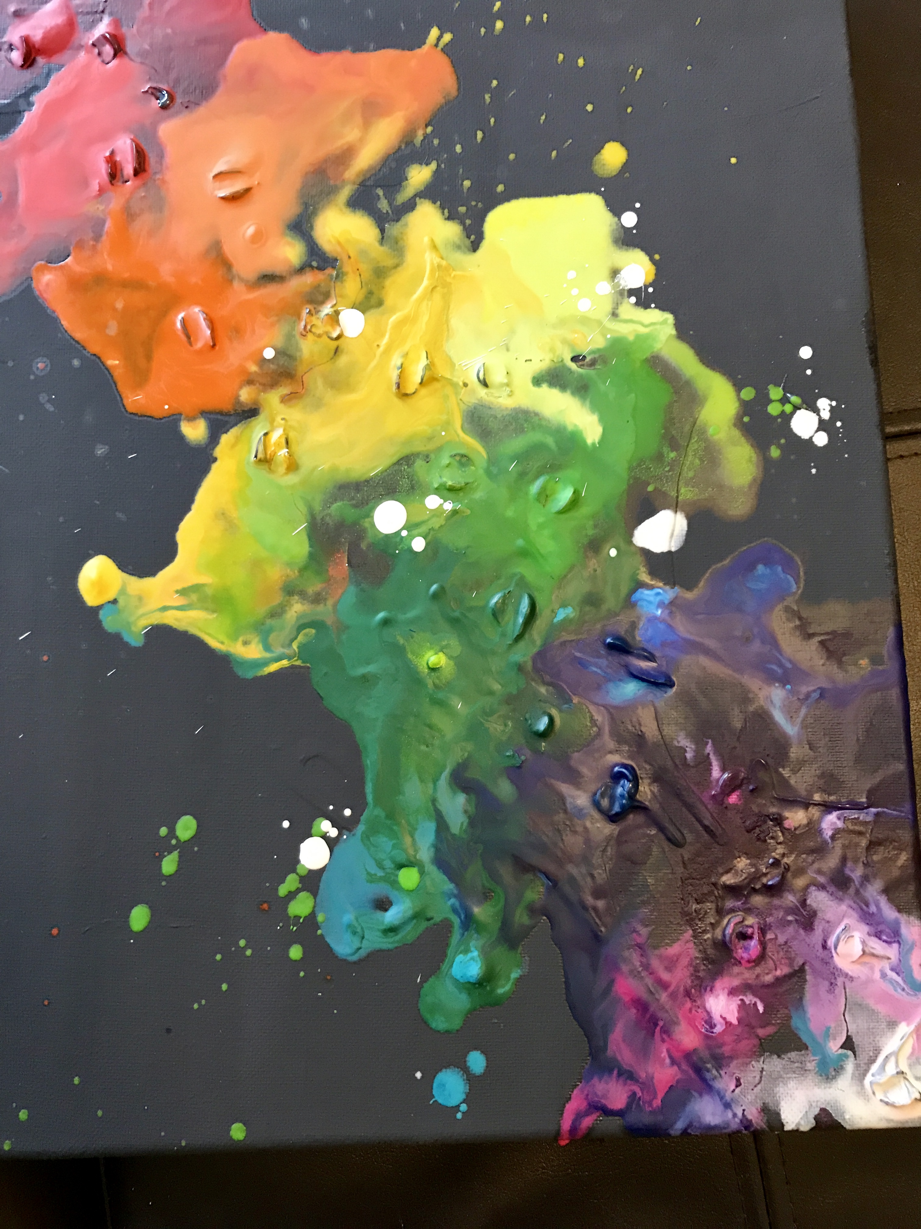 Love is Love | Melted Crayon on Canvas