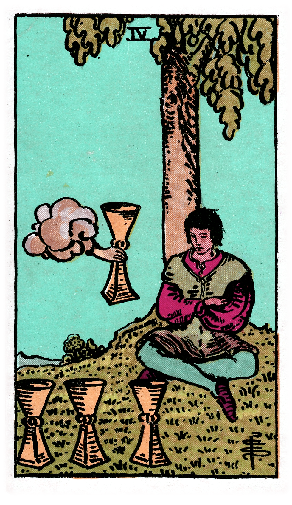 Four of Cups tarot card