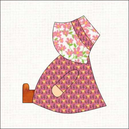 Sunbonnet Sue - Digital Quilt Pattern | Yellow Rose Quilt Co