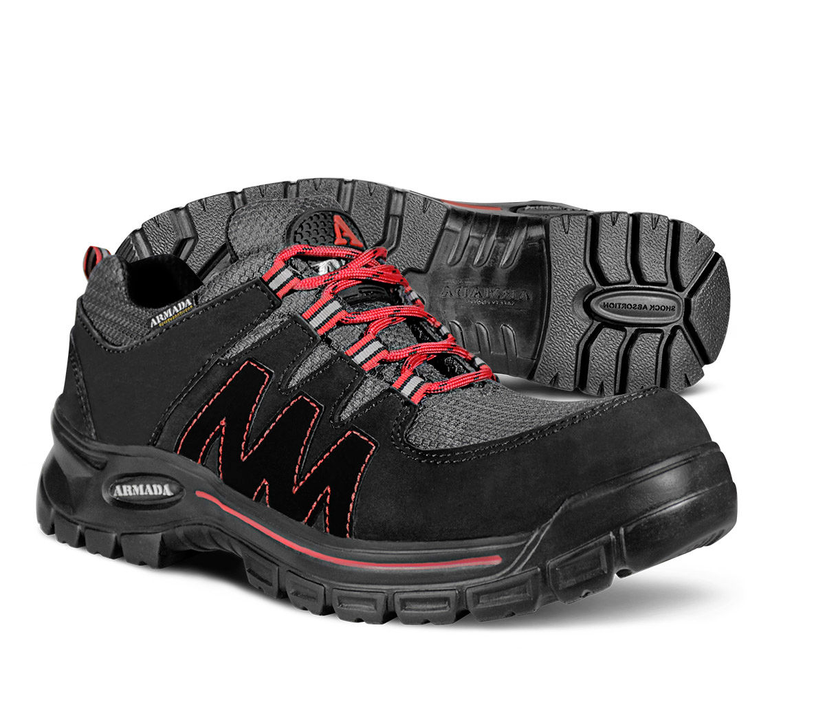 TENIS INDUSTRIAL DAMA DIELECTRICO C/CASQUILLO 158 ROSA  ARMADA