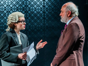 #Filmclip of #trialscene from A Merchant of Venice at The Playground Theatre from Nov 10th - Dec 4th 2021