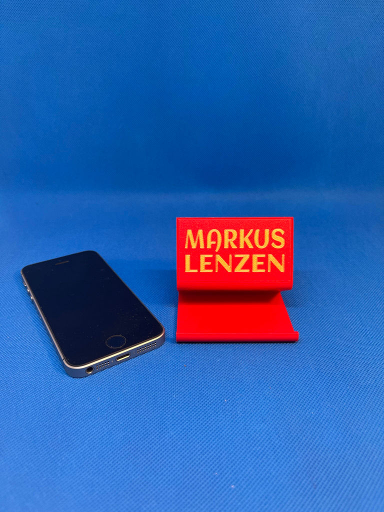 Miniature : Support de téléphone 3D personnalisé