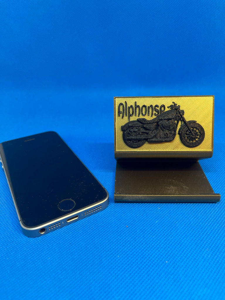 Miniature : Support de téléphone 3D personnalisé