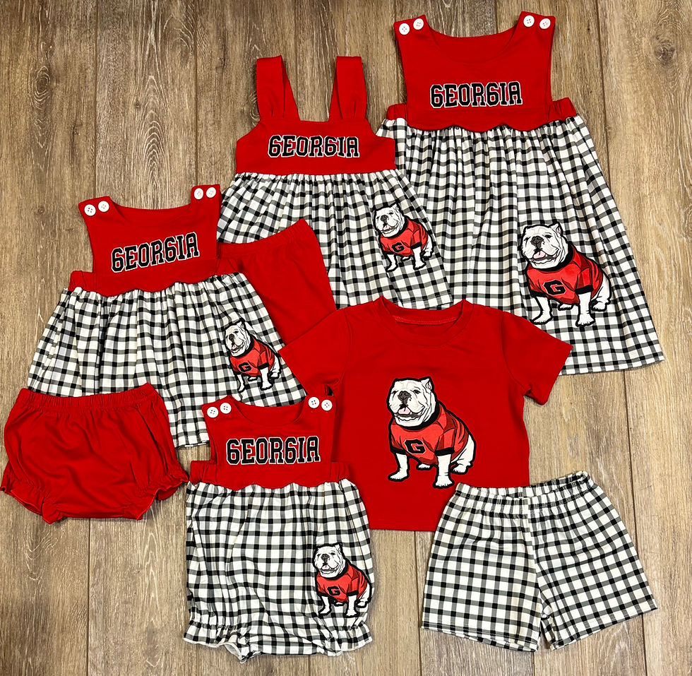 Thumbnail: Georgia Plaid Boy Set