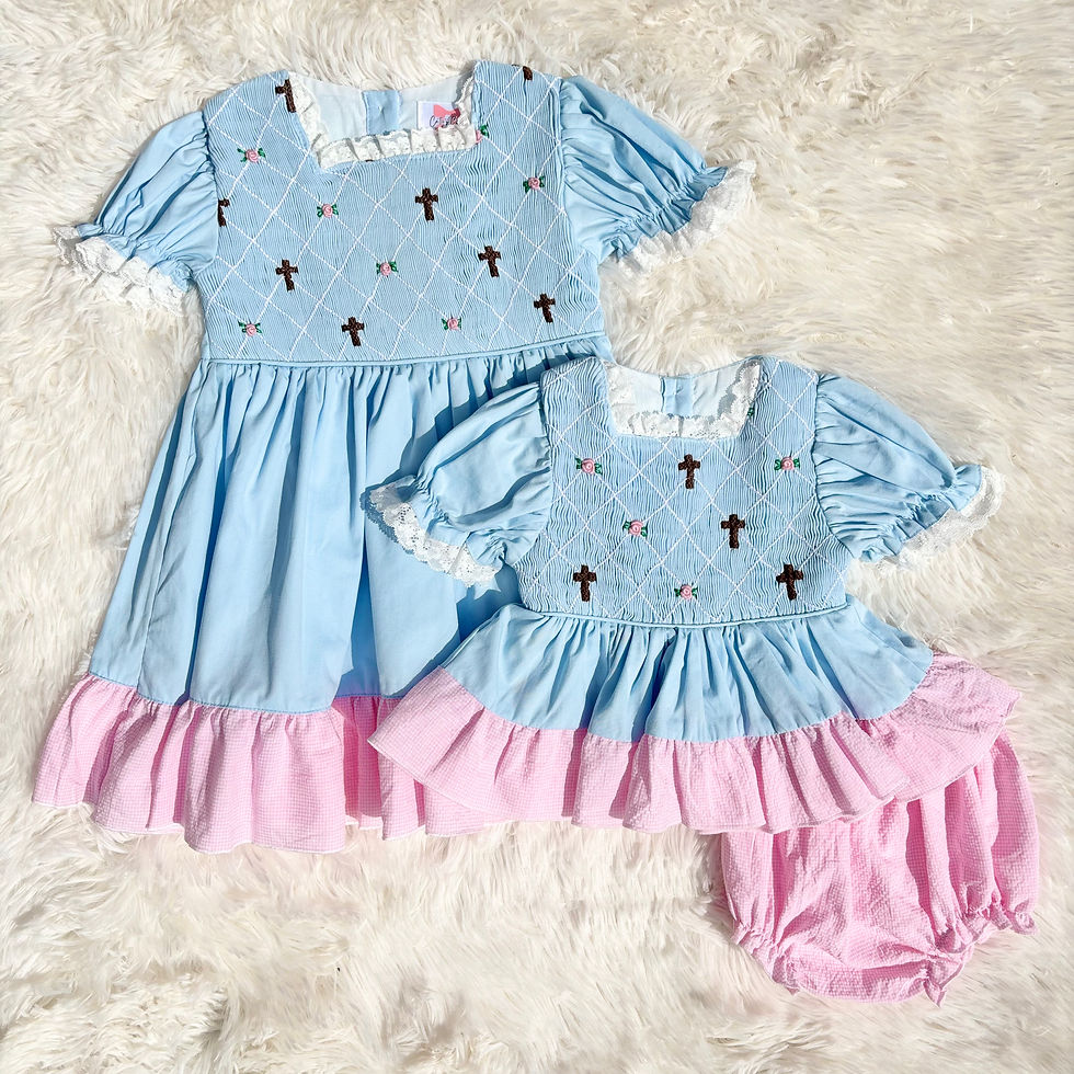 Thumbnail: Smocked Cross Dress