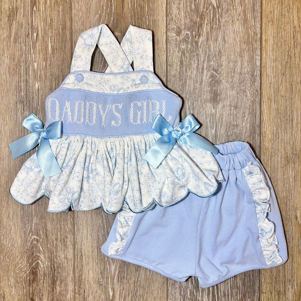 Thumbnail: Daddy's Girl Shorts Set