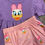 Thumbnail: Purple Daisy Gingham Bloomer Set
