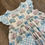 Thumbnail: Blue Hydrangea Bow Print Shorts Set