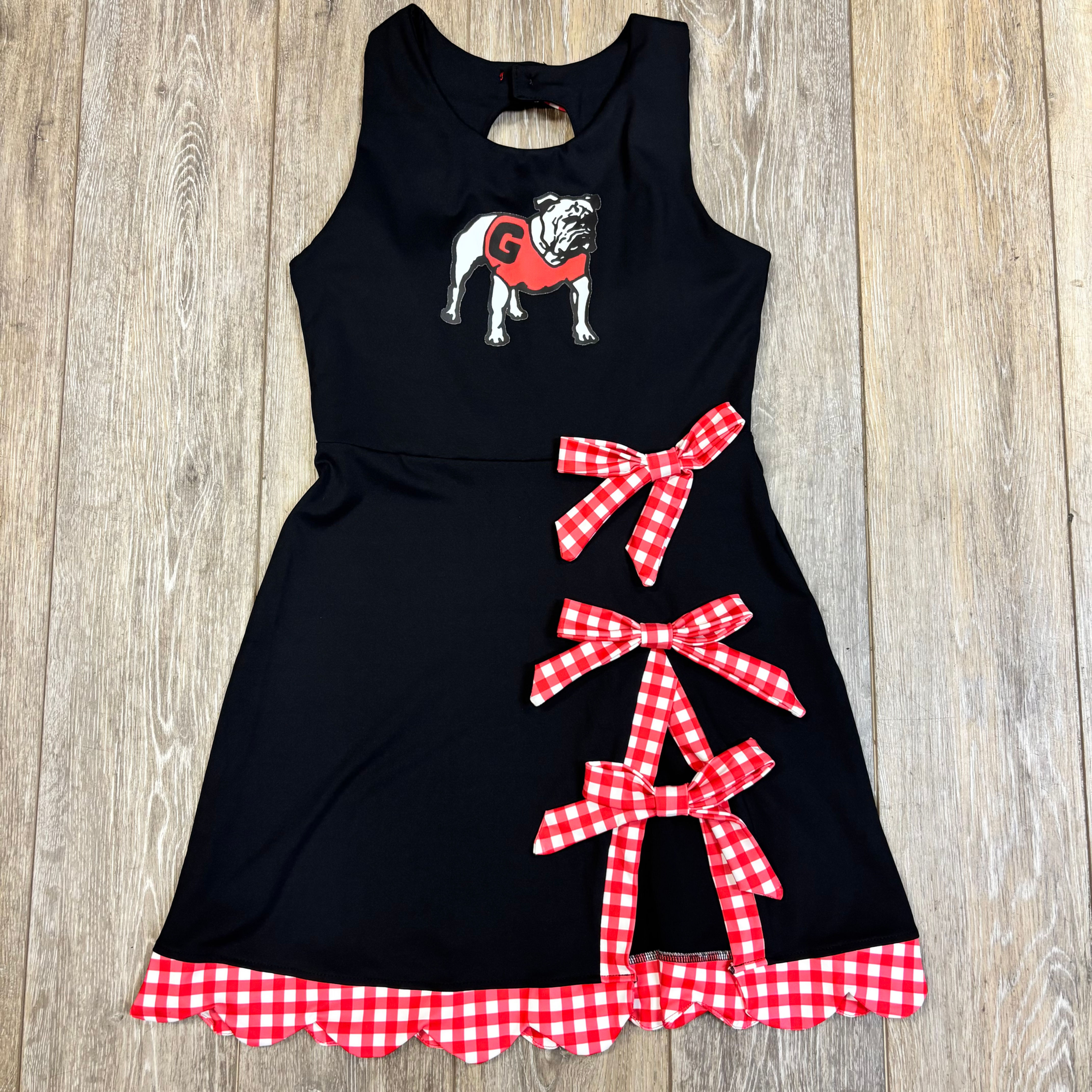 ADULT Black Georgia Bulldog Athletic Dress 