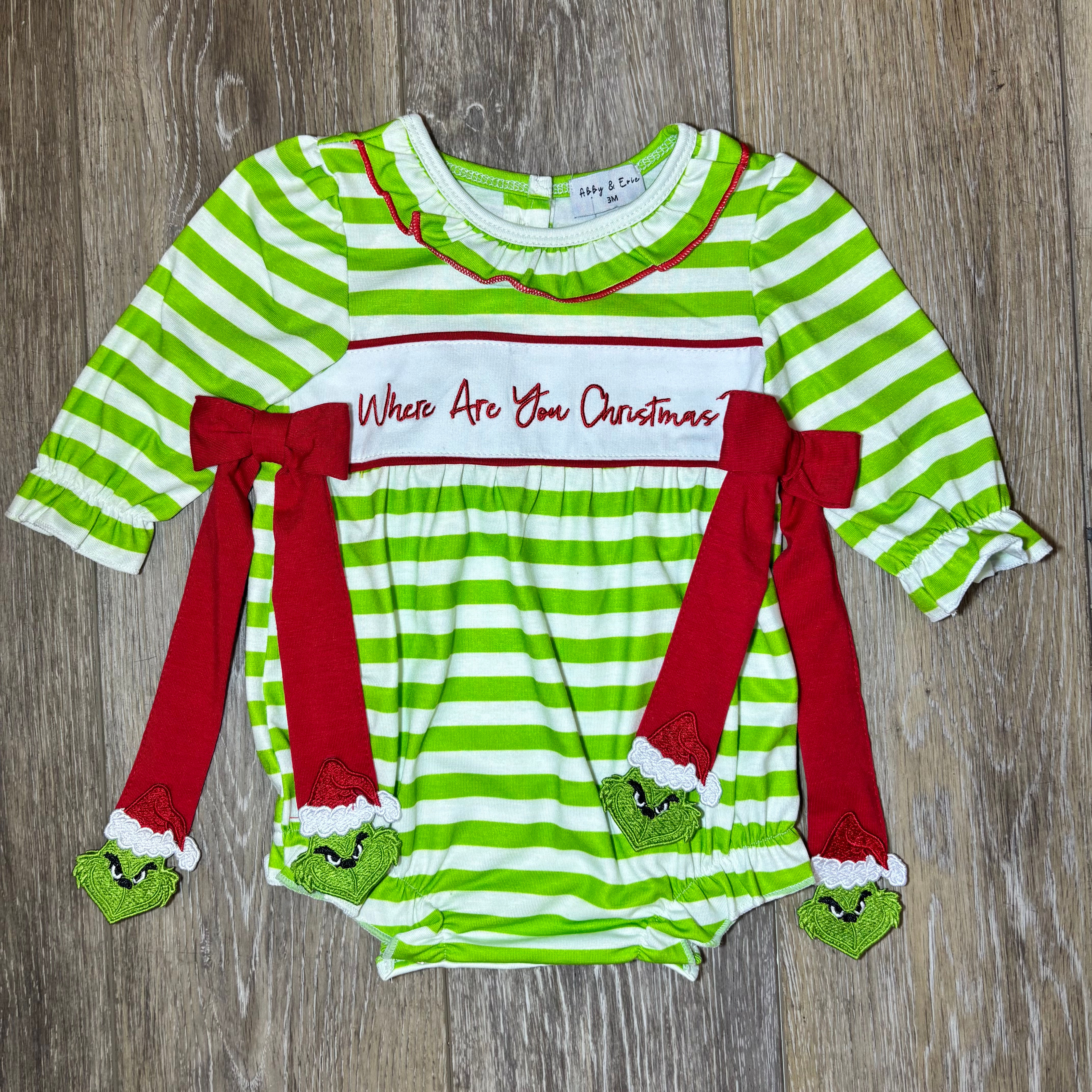 Where Are You Christmas Grinch Girl Bubble