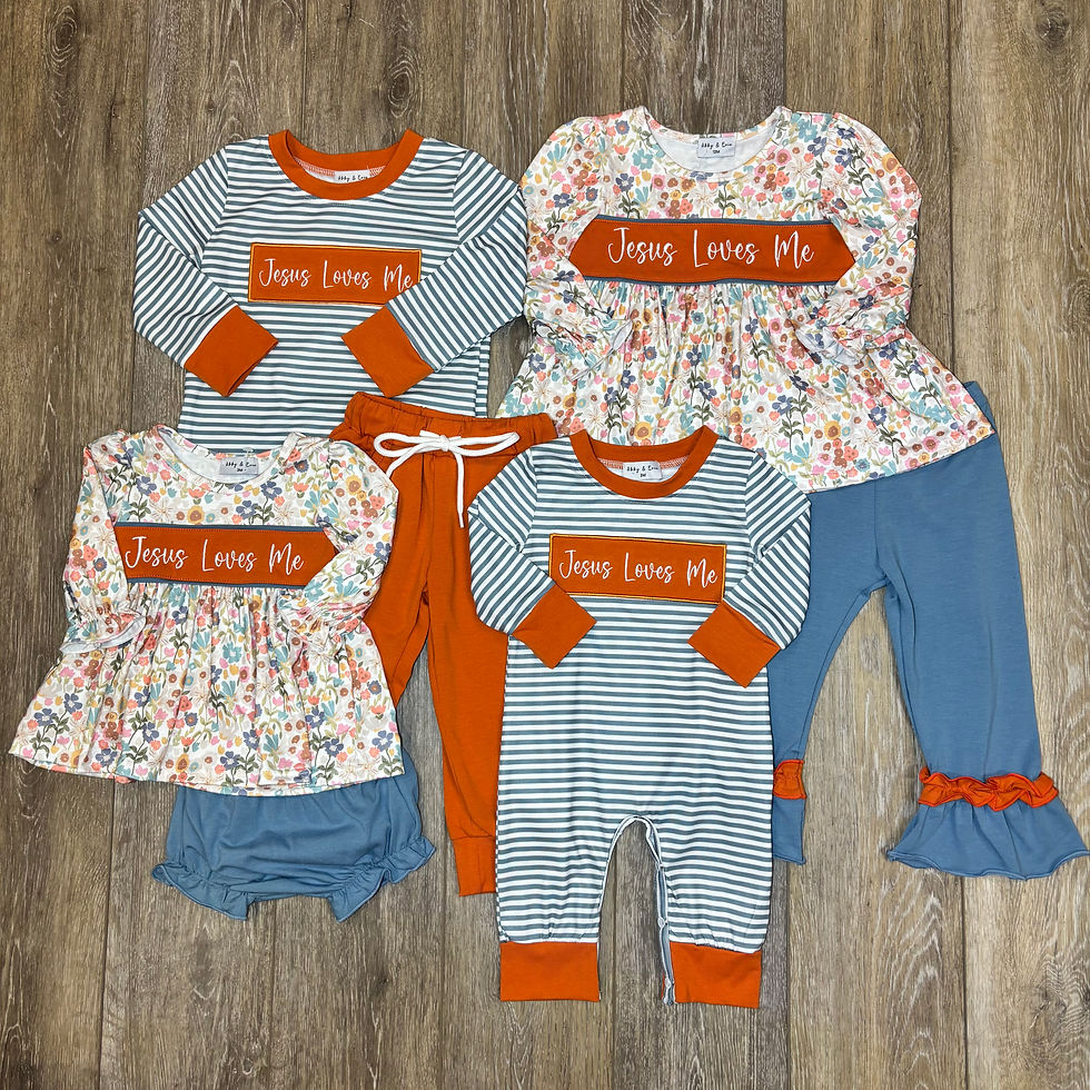 Thumbnail: Jesus Loves Me Bloomer Set