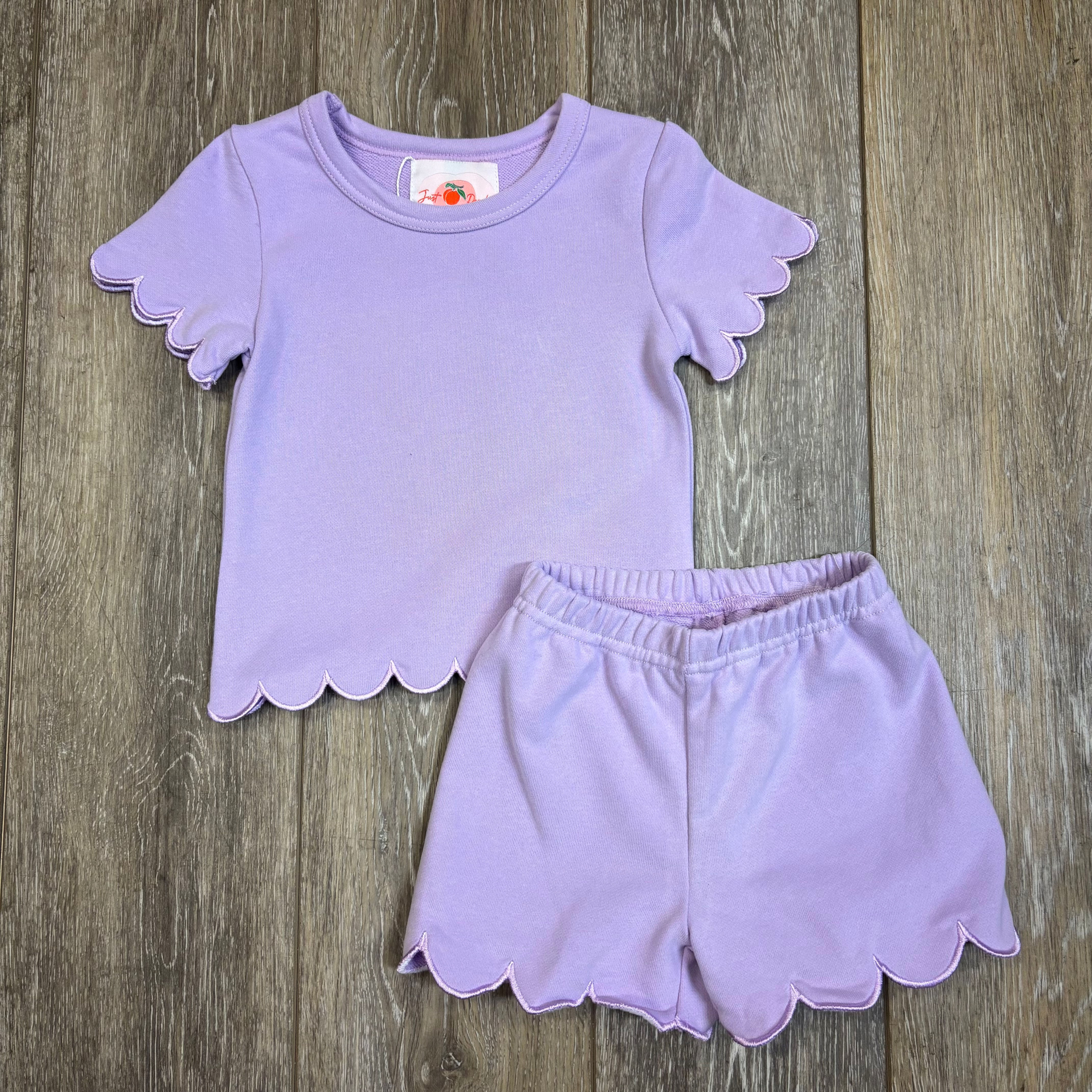 Lavender Scalloped Set