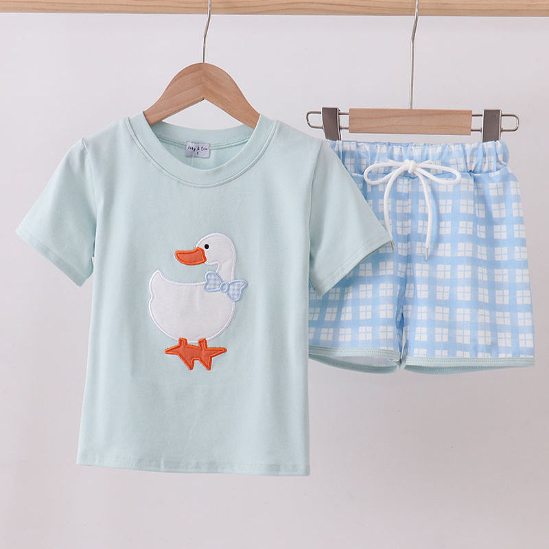 Thumbnail: Plaid Goose Boy Set