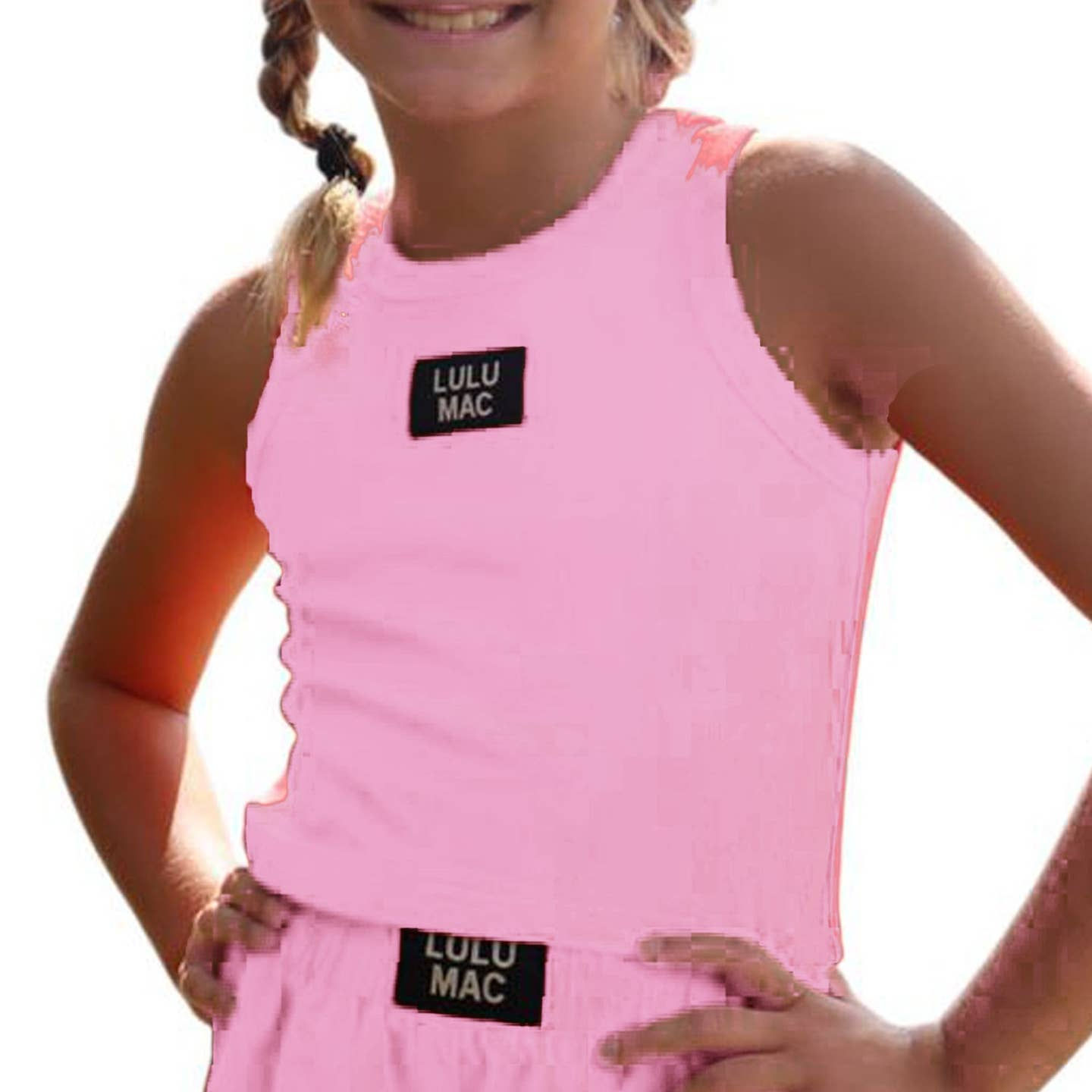 Lulu Mac YOUTH Tank - Light Pink