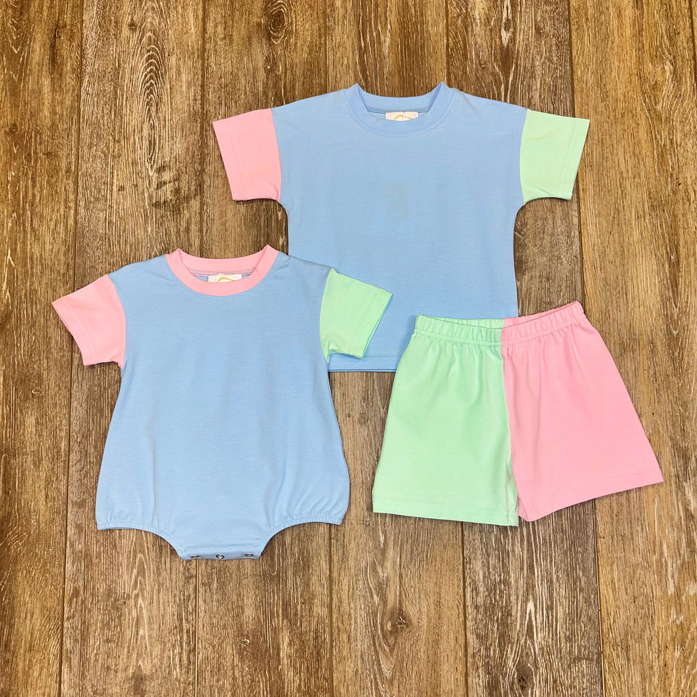 Thumbnail: Girl Color Block Bubble